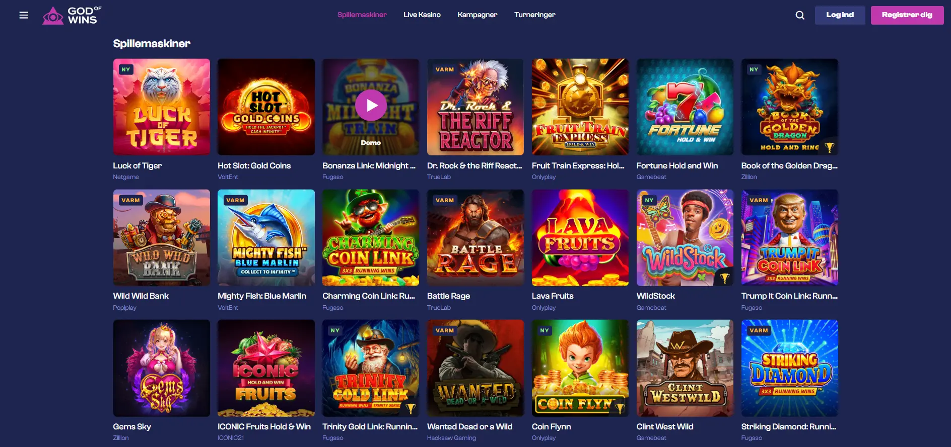 Spiludvalg i casino uden ROFUS - opdag de bedste spil muligheder